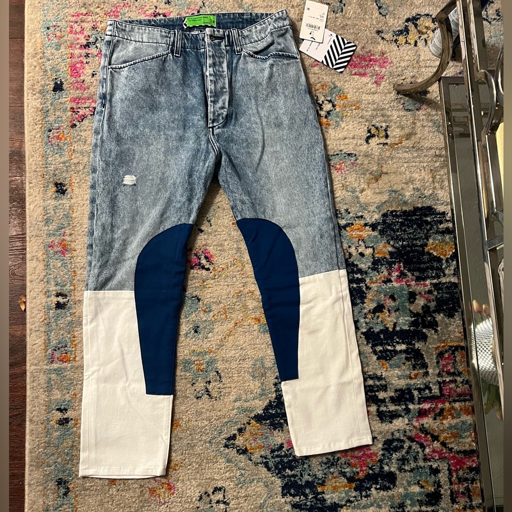 NWT Sandrine Rose Patchwork Jeans